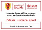 Tablica informująca o współfinansowaniu przez Województwo Łódzkie