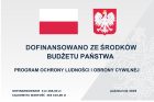 tablica informująca o dofinansowaniu projektu
