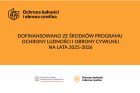 tablica informująca o dofinansowaniu