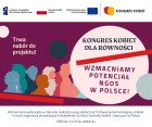 Plakat promujący Kongres Kobiet dla równości