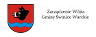 Herb Gminy Świnice Warckie i napis: Zarządzenie Wójta Gminy Świnice Warckie