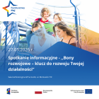 grupa młodych uśmiechniętych osób + tekst
