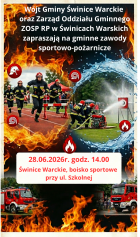 zdjęcie strażaków podczas zawodów sportowo-pożarniczych