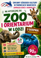 plakat informacyjny o wycieczce