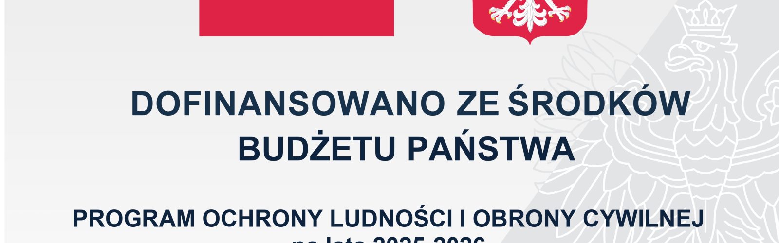 Tablica informująca o dofinansowaniu