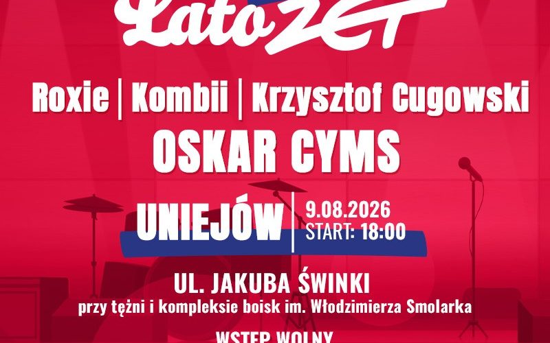 baner z informacją o koncercie