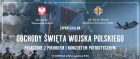 baner z infrozmacją o obchodach święta wojska polskiego