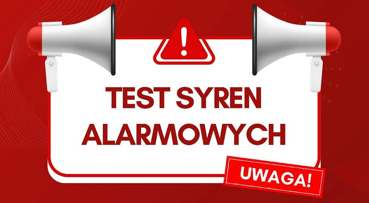 test syren alarmowych