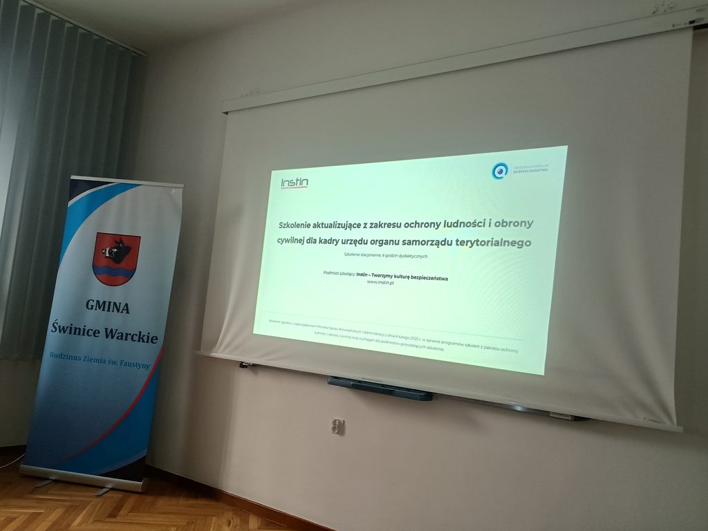 zdjęcie treści szkoleniowej podczas szkolenia